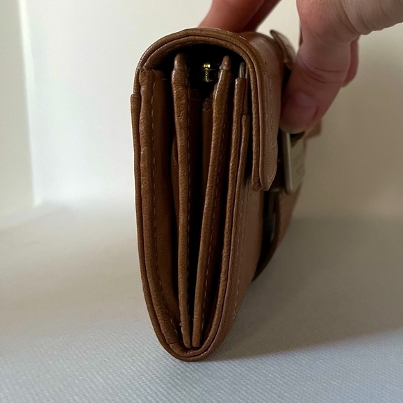 Givenchy Buckle Snap Leather Long Wallet - Picture 10 of 17